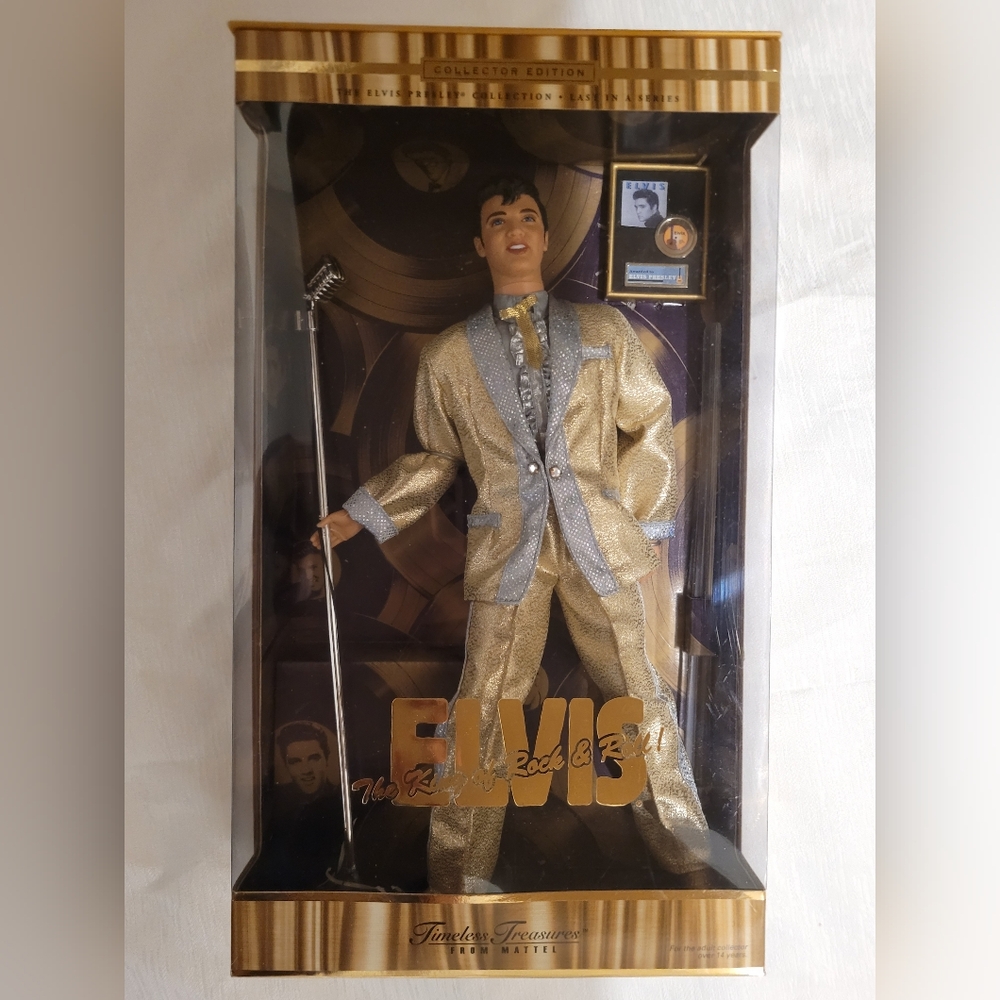New ELVIS PRESLEY DOLL King of Rock & Roll COLLECTOR EDITION Timeless treasures